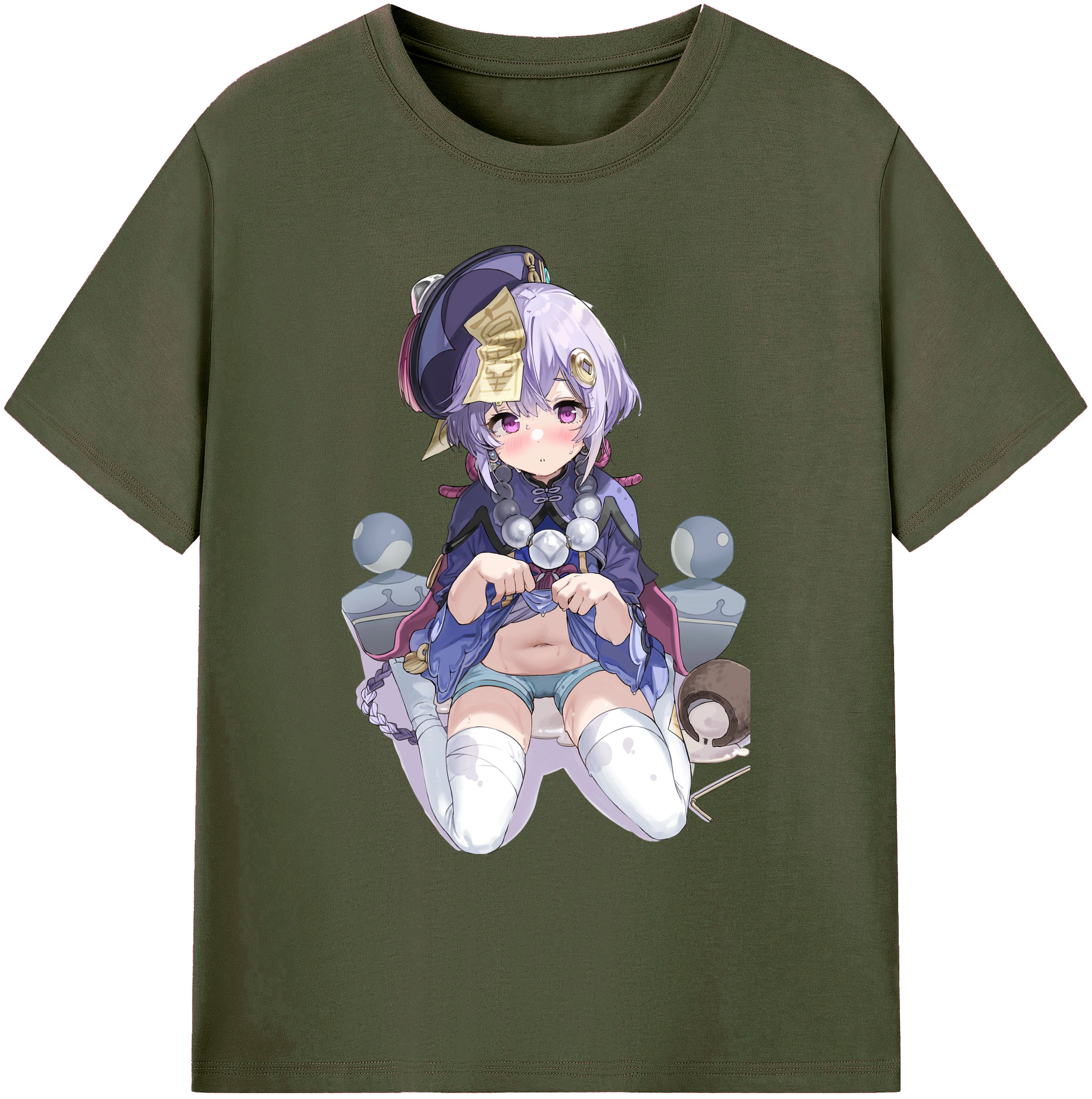 げんし神 七七 なな  genshin Nana 綿100％ メンズ半袖Tシャツ｜肌触りやわらか＆通気性